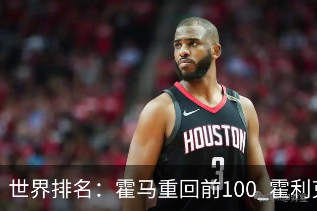 世界排名：霍马重回前100 霍利克夺冠进前150